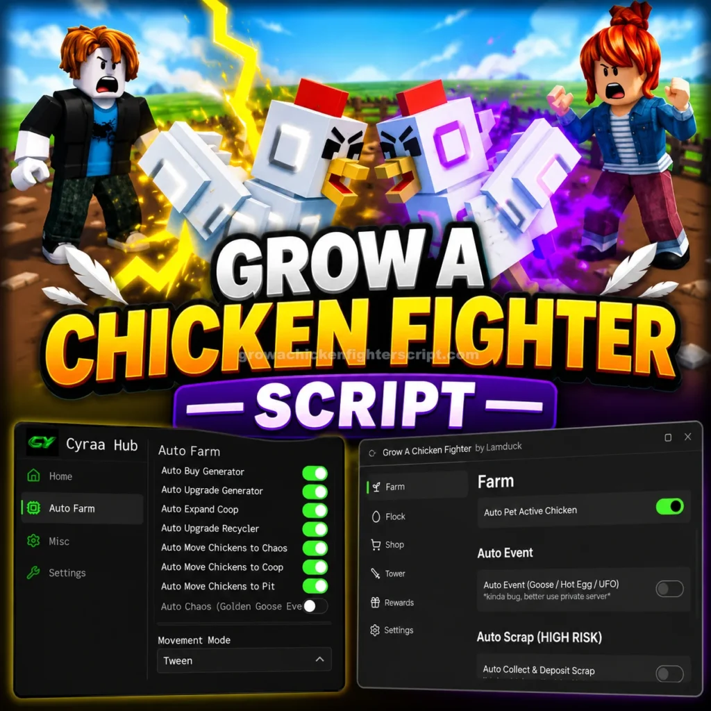 Grow a Chicken Fighter Script
